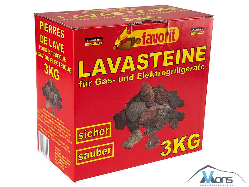 Lava kamen za roštilj na gas i struju